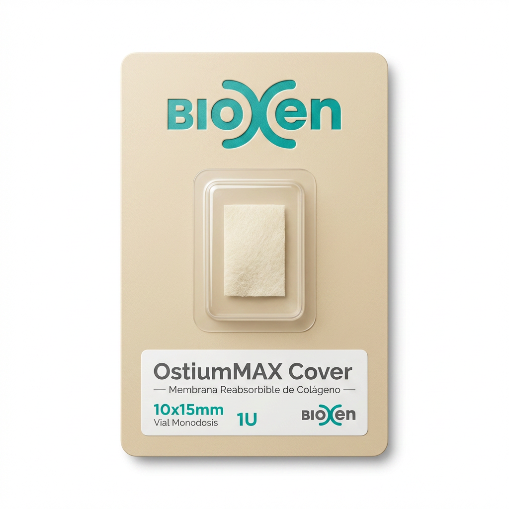 OstiumMAX Cover 10×15 mm · Membrana de Colágeno