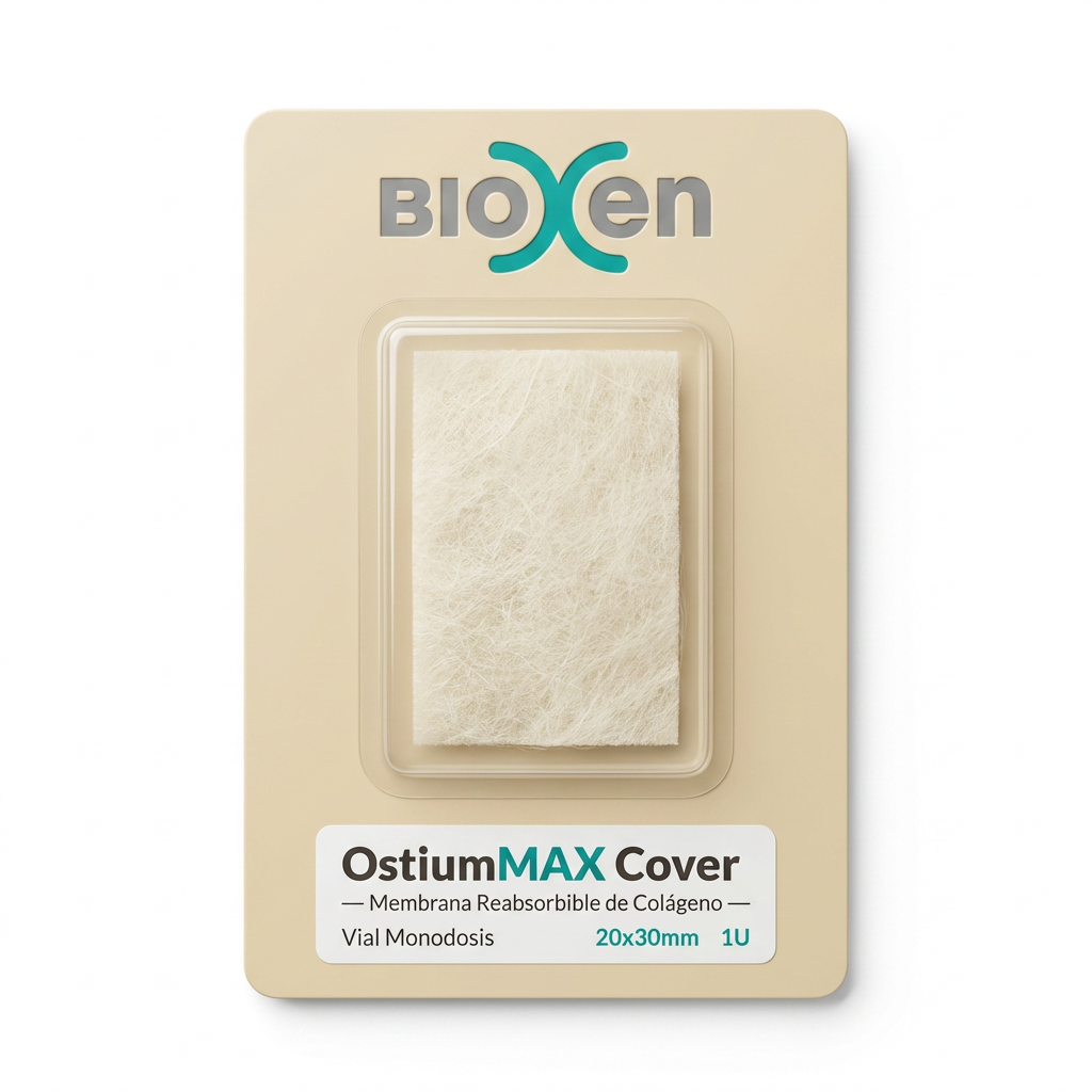 OstiumMAX Cover 20×30 mm · Membrana de Colágeno